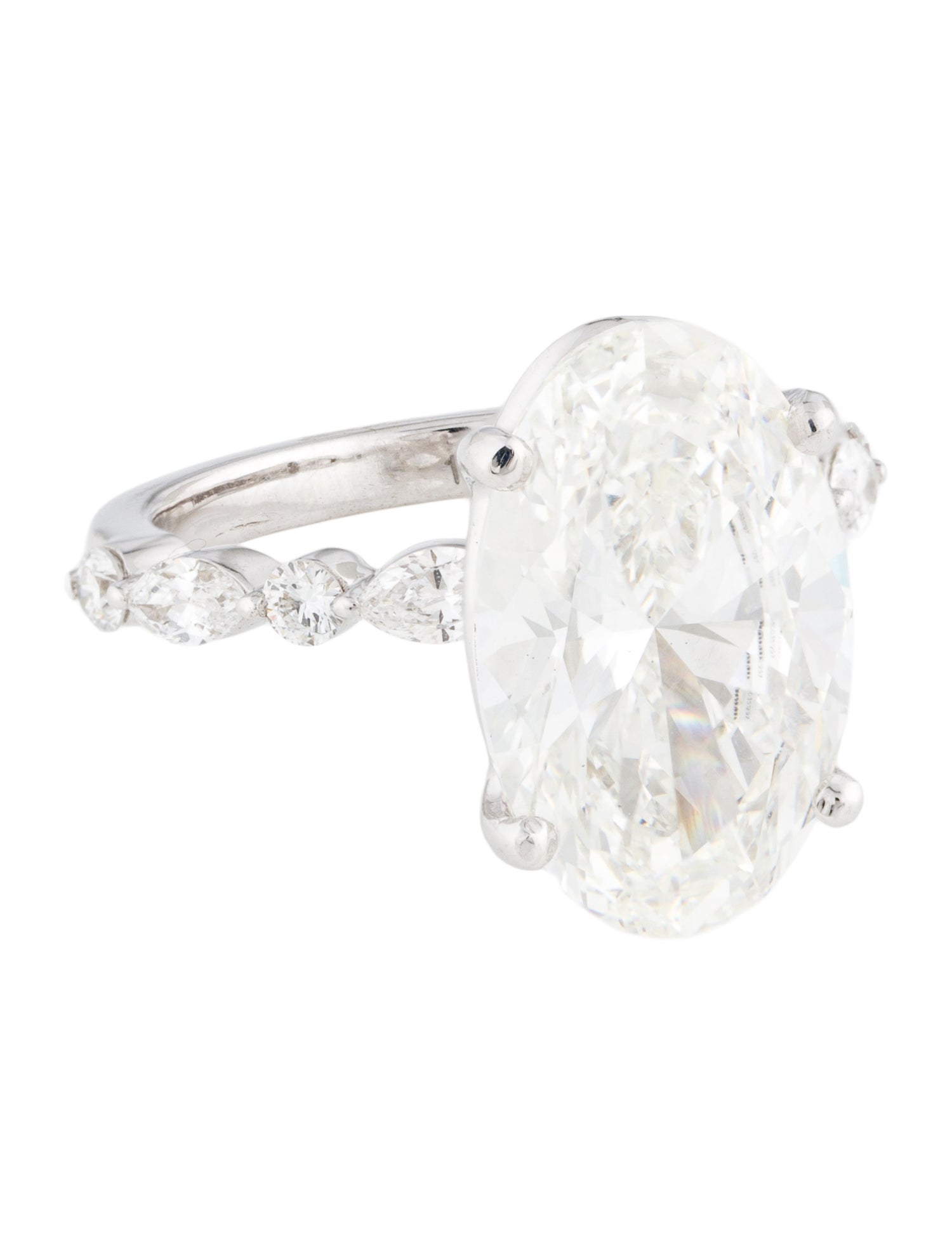 Engagement Ring 6.87ct Lab-Grown Diamond Engagement Ring