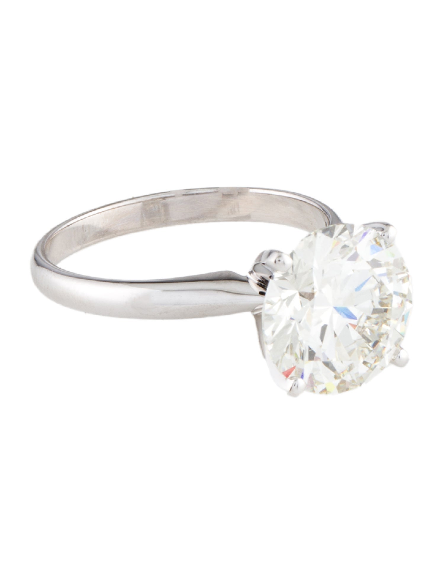 Engagement Ring 4.09ct Lab-Grown Diamond Solitaire Engagement Ring