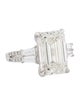 Engagement Ring 8.55ct Lab-Grown Emerald-Cut Diamond Ring
