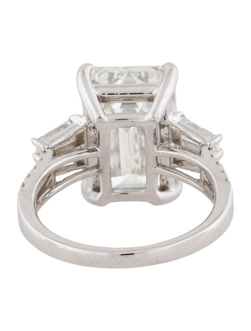 Engagement Ring 8.55ct Lab-Grown Emerald-Cut Diamond Ring