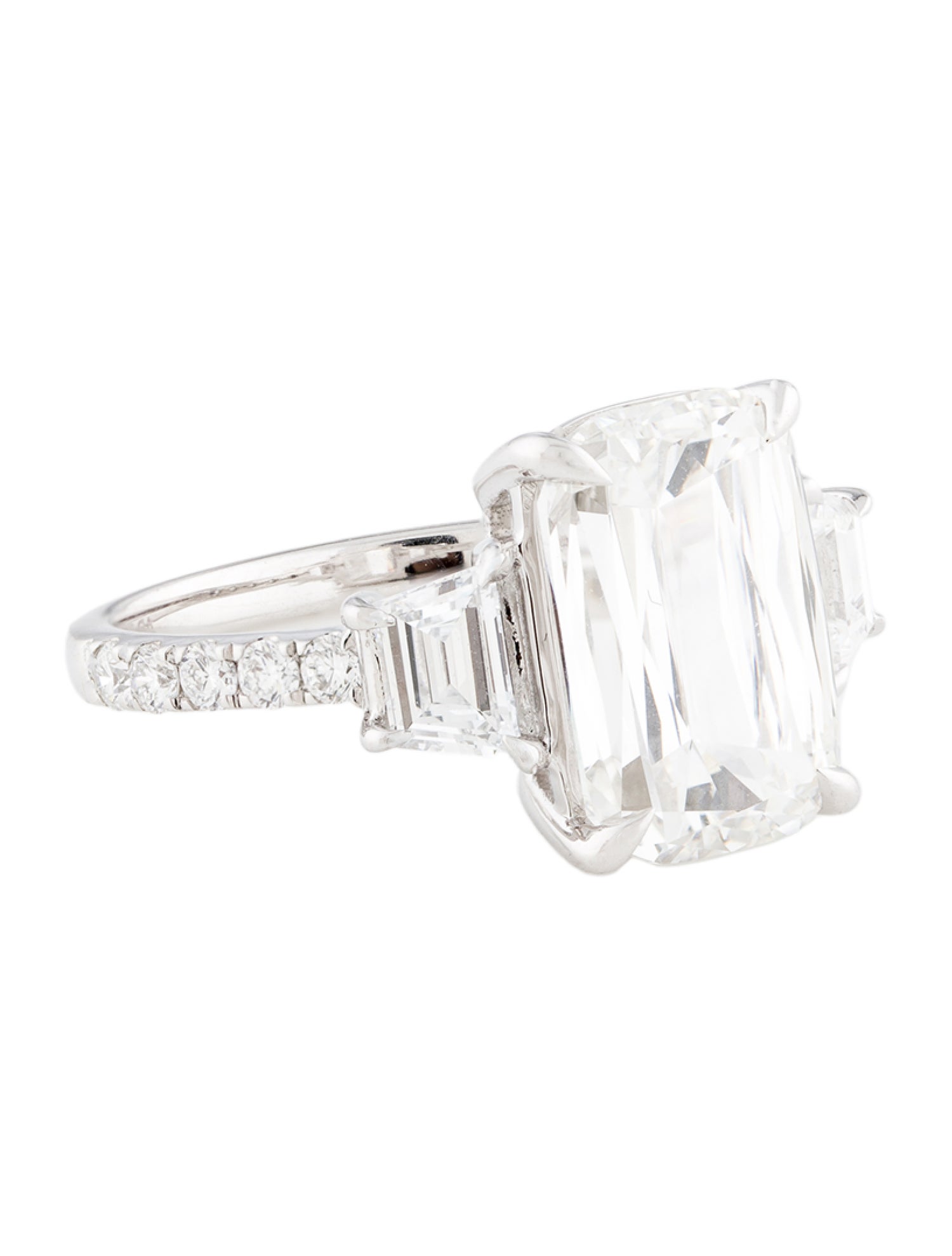 Engagement Ring 6.08ctw Lab-Grown Diamond Engagement Ring