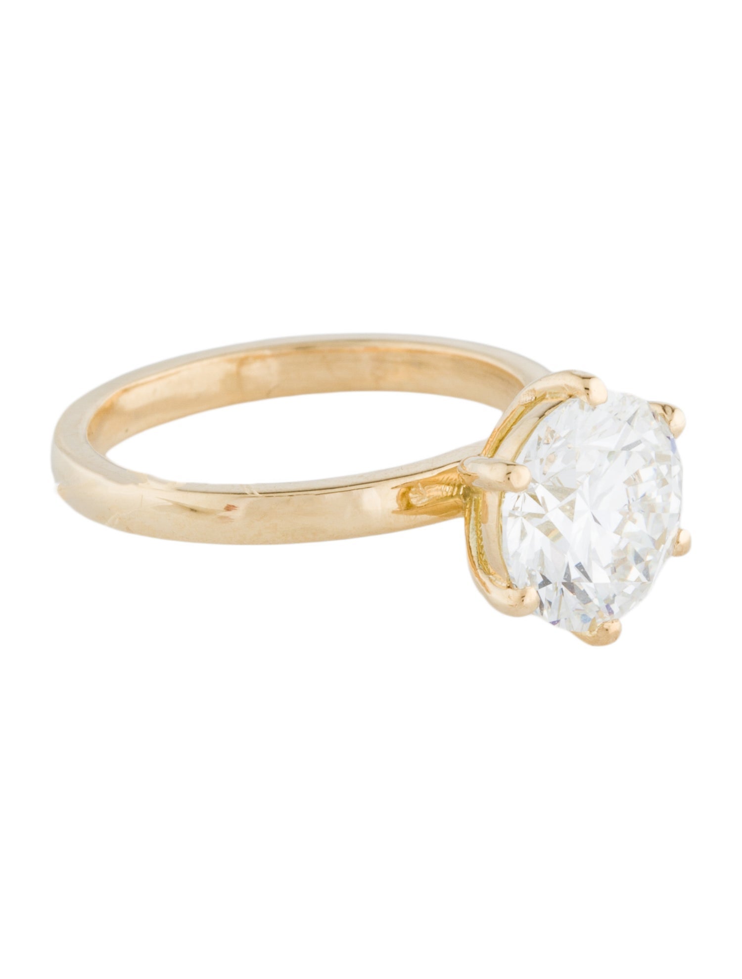 Engagement Ring 3.08ct Lab-Grown Diamond Solitaire Engagement Ring