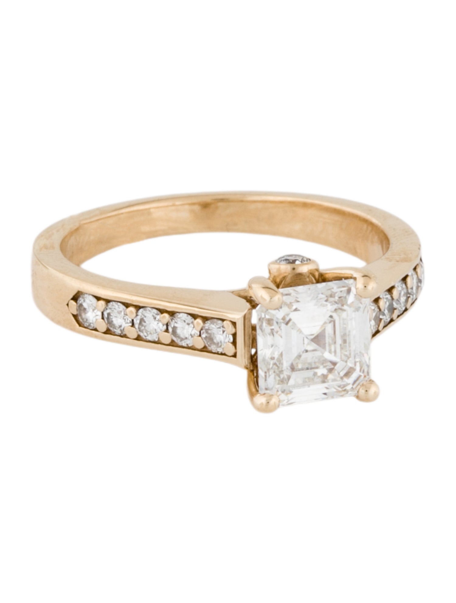 Engagement Ring James Allen 1.64ct Lab-Grown Diamond Pavé Solitaire