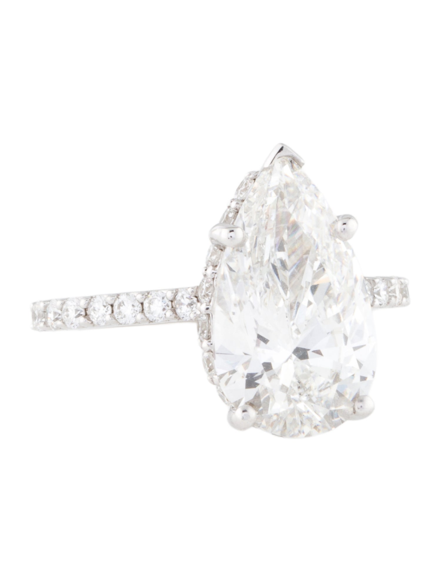 Engagement Ring 4.12ct Lab-Grown Diamond Engagement Ring