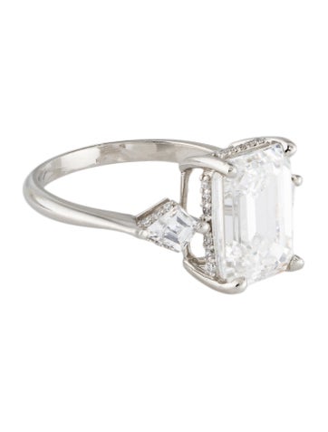Engagement Ring Cocktail Platinum 5.08ct Lab-Grown Diamond 6.25
