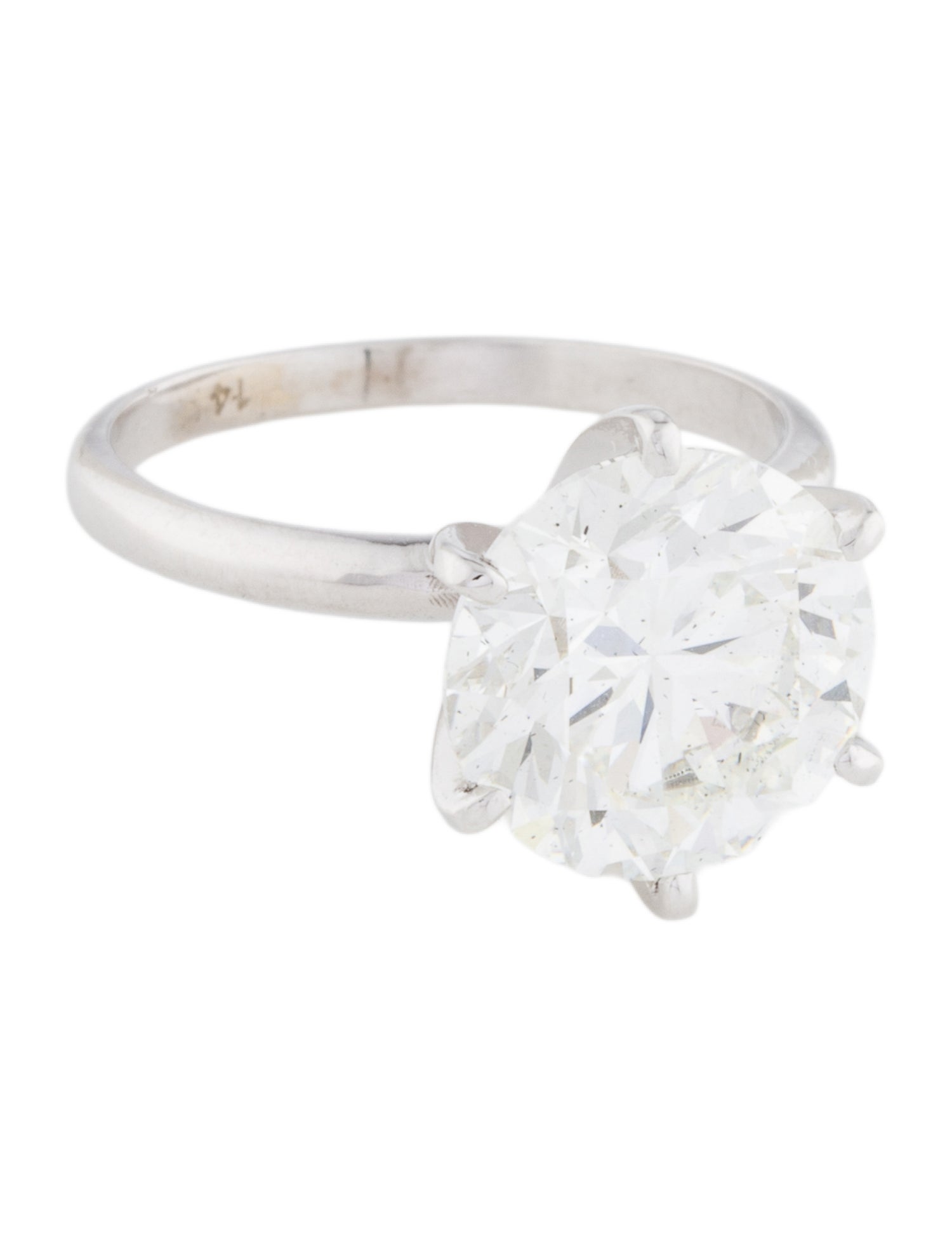 Engagement Ring 14K 5.19ct Lab-Grown Diamond