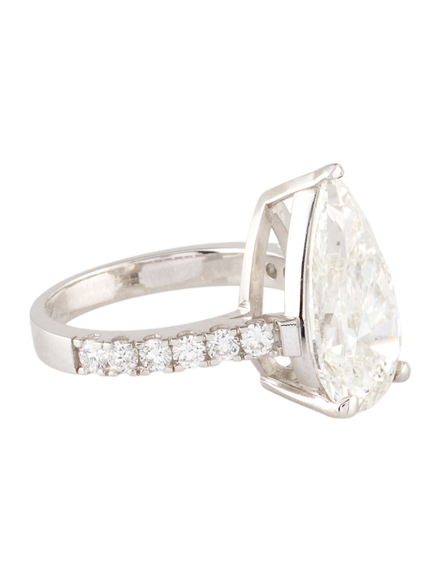 Engagement Ring 14K 5.28ct Lab-Grown Diamond