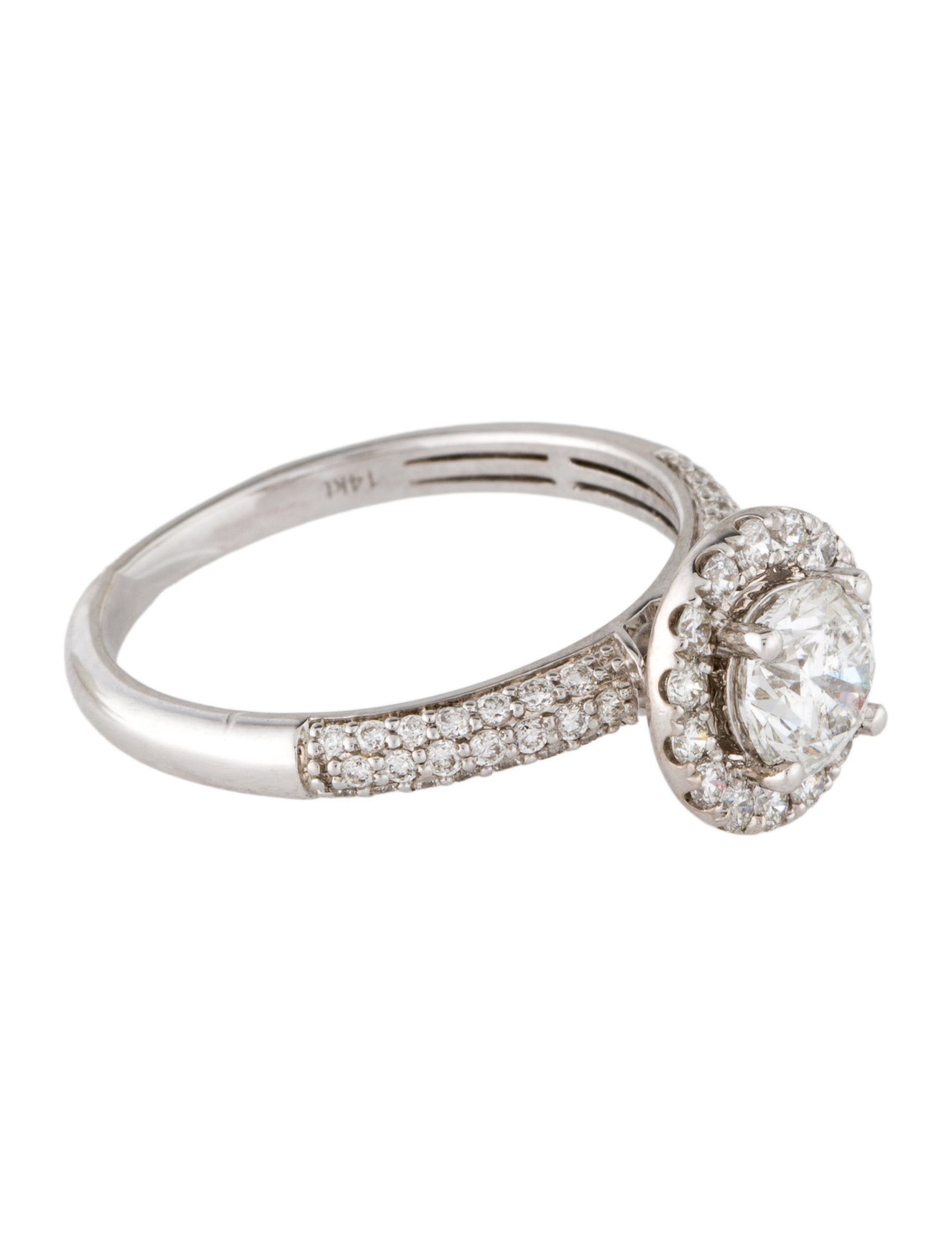 Engagement Ring 14K 1.38ctw Diamond Engagement Ring