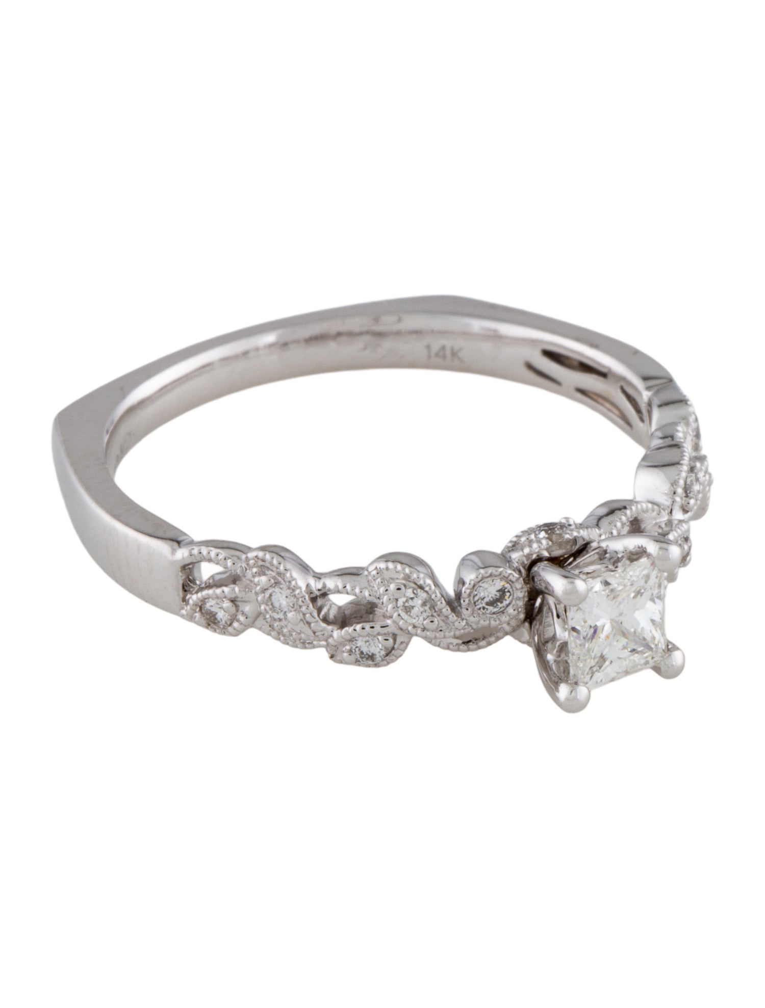 Engagement Ring 14K Diamond Engagement Ring