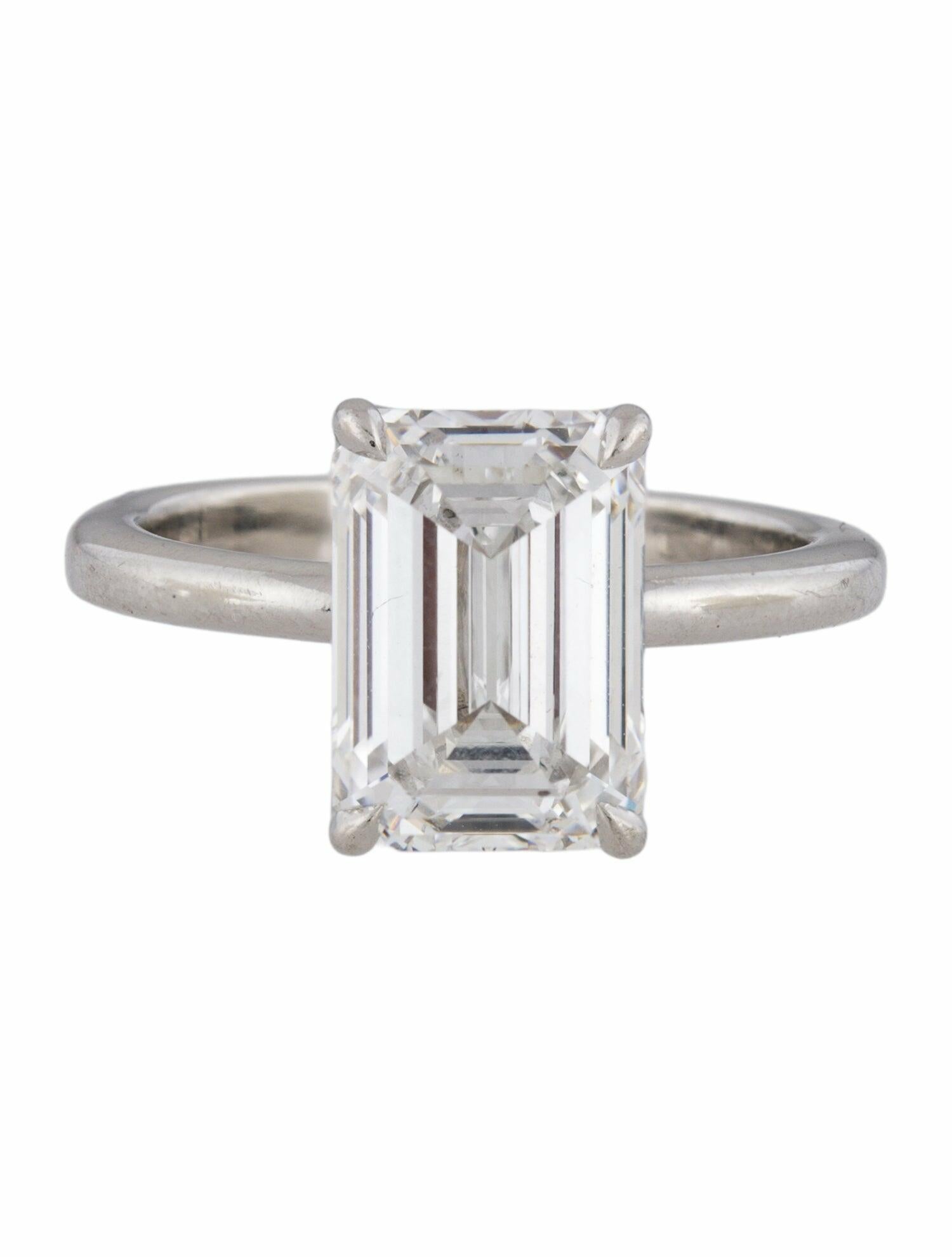 Engagement Ring 3.29ct Lab-Grown Diamond Solitaire Engagement Ring
