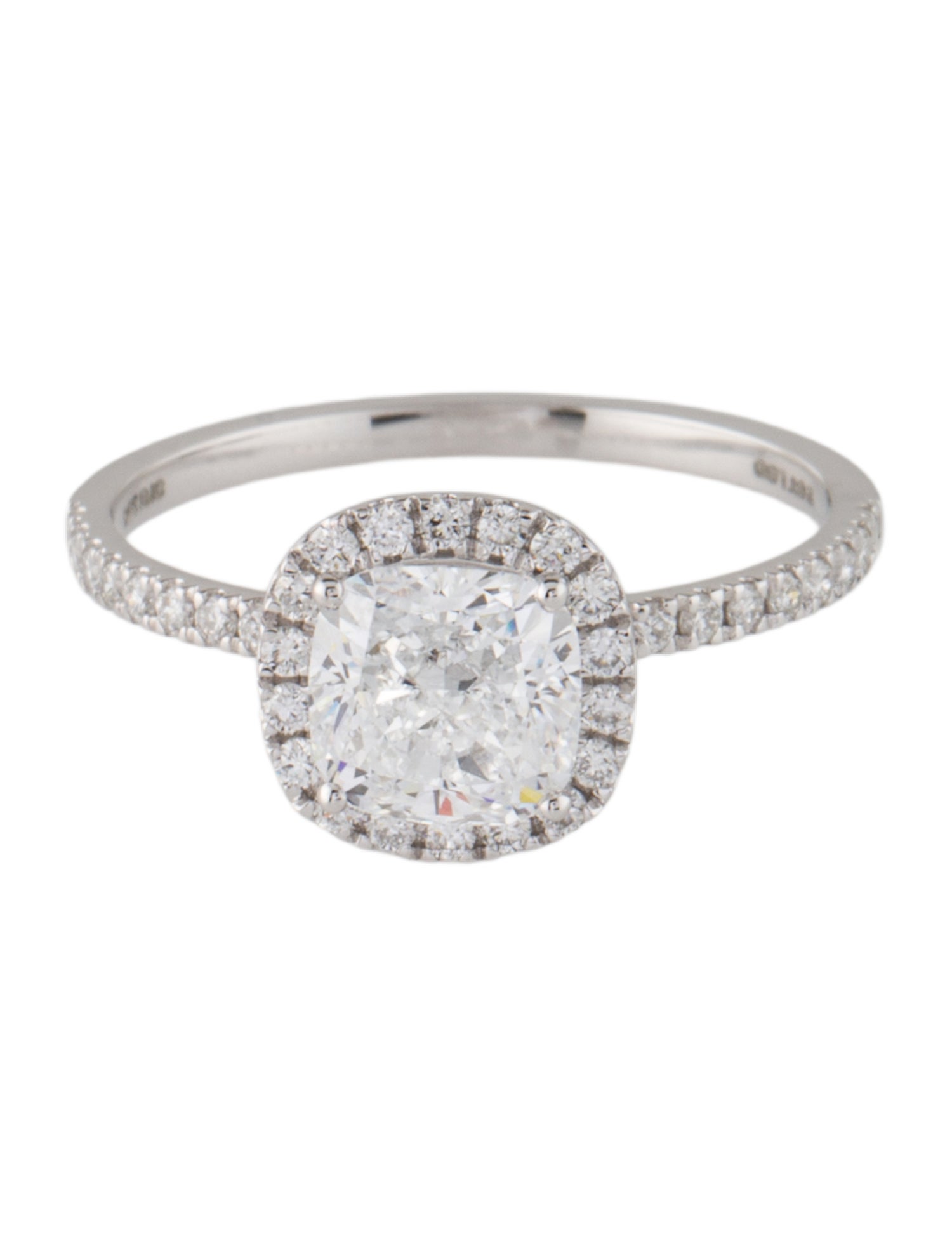 Engagement Ring 1.71ctw Lab-Grown Diamond Engagement Ring