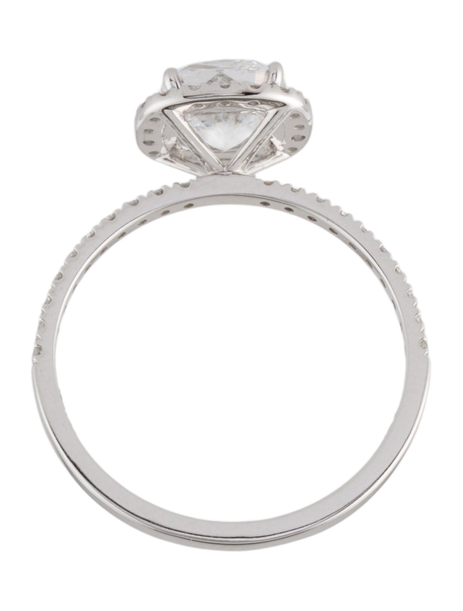 Engagement Ring 1.71ctw Lab-Grown Diamond Engagement Ring