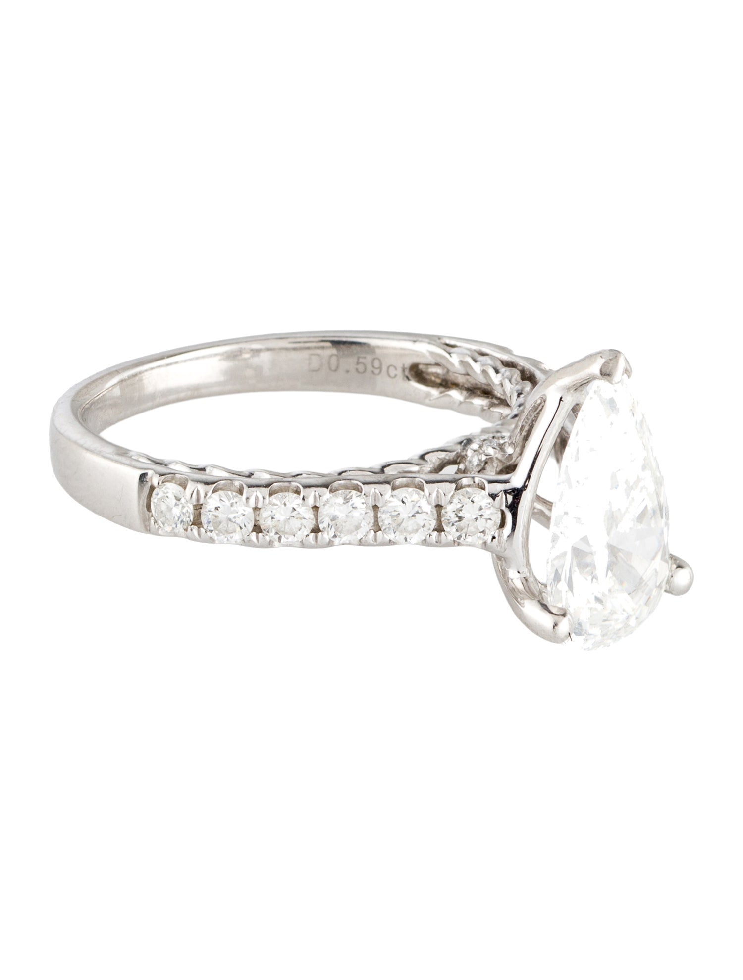 Engagement Ring Platinum 2.53ct Diamond Engagement Ring