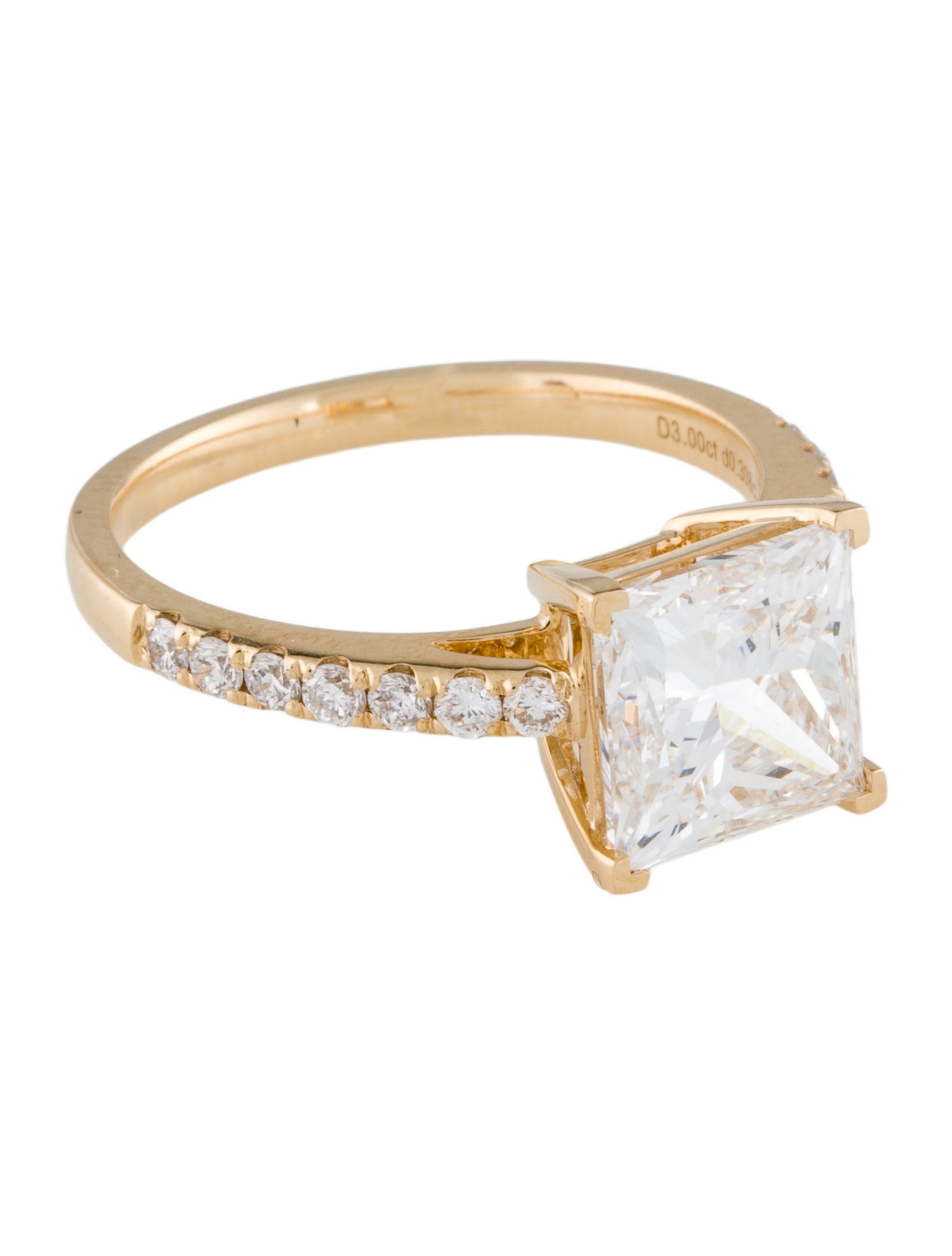 Engagement Ring 3.00ct Lab-Grown Diamond Engagement Ring