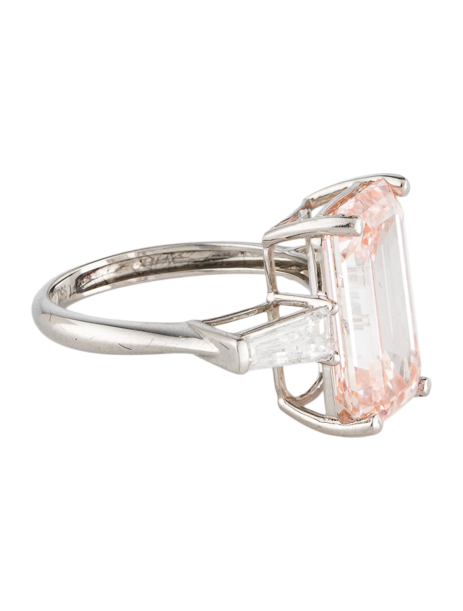 Engagement Ring Platinum 8.08ct Lab-Grown Diamond Engagement Ring