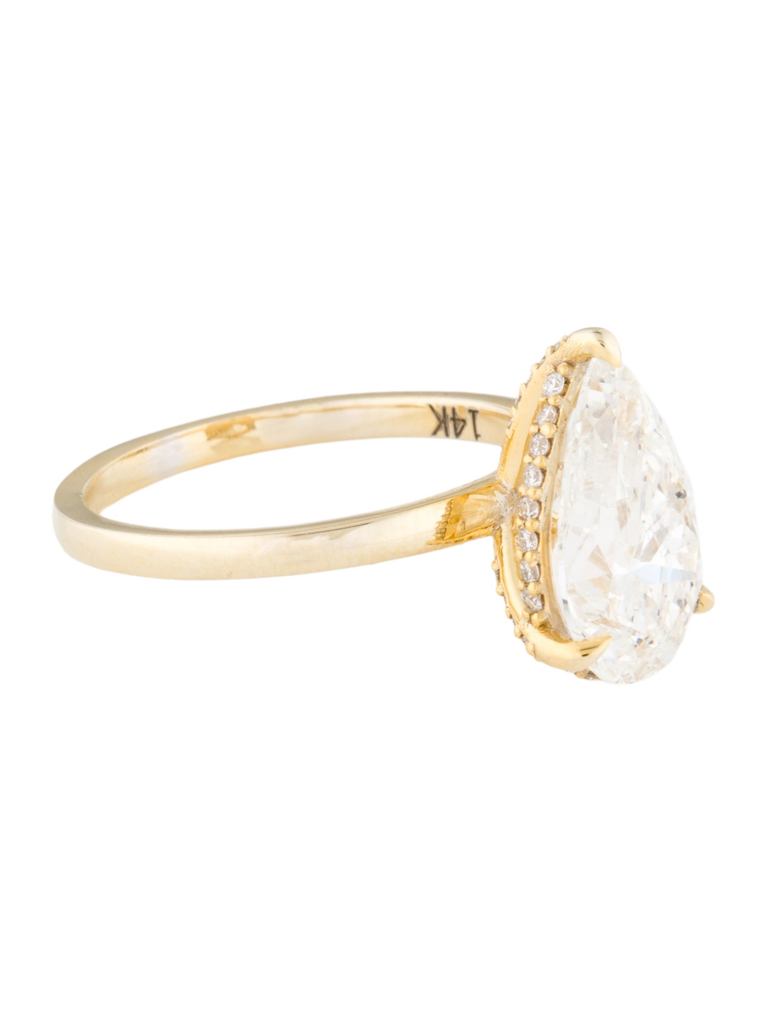 Engagement Ring 3.09ct Lab-Grown Diamond