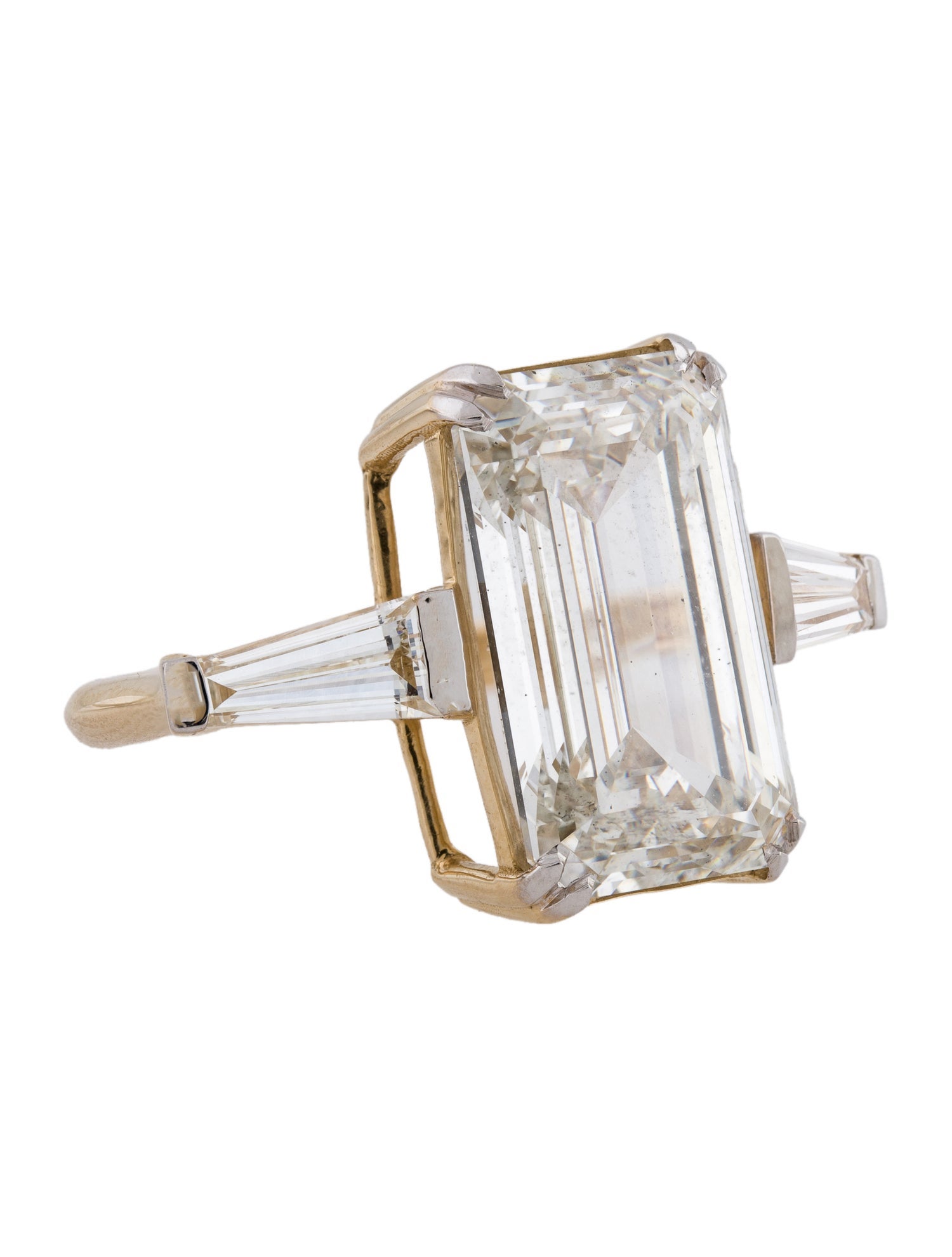 Engagement Ring 14K Lab-Grown 11.38ctw