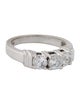 Engagement Ring 14K Three-Stone Diamond Ring