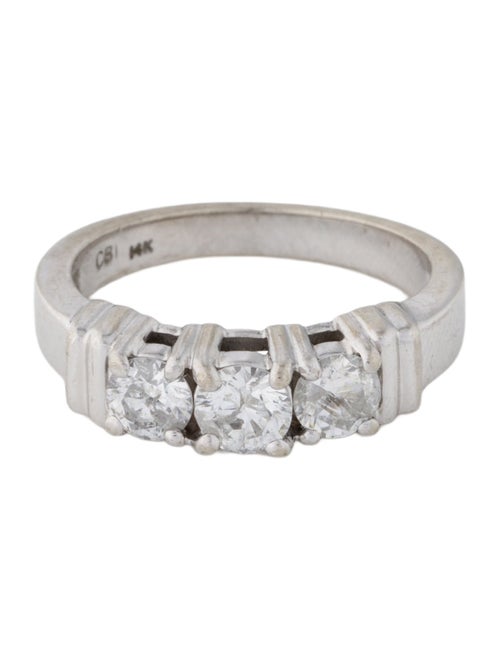 Engagement Ring 14K Three-Stone Diamond Ring