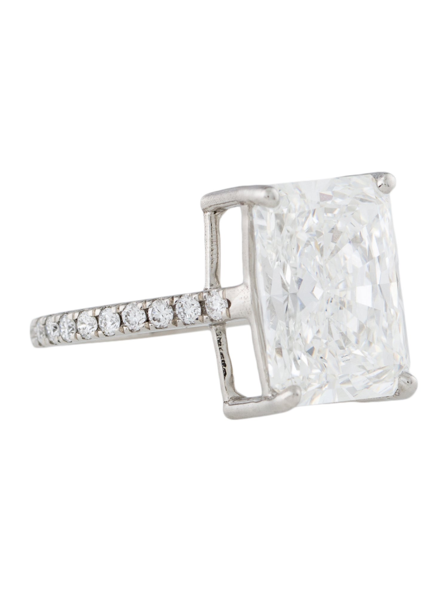 Engagement Ring Platinum 5.12ctw Lab-Grown Diamond Engagement Ring