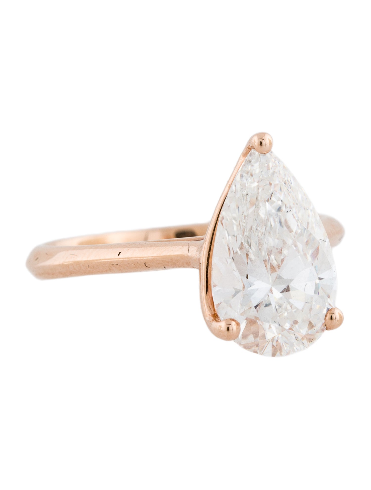 Engagement Ring 3.07ct Lab-Grown Diamond Solitaire Engagement Ring