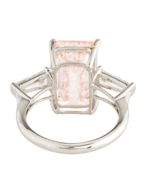 Engagement Ring 8.03ctw Pink Lab-Grown Three-Stone Diamond Engagement Ring