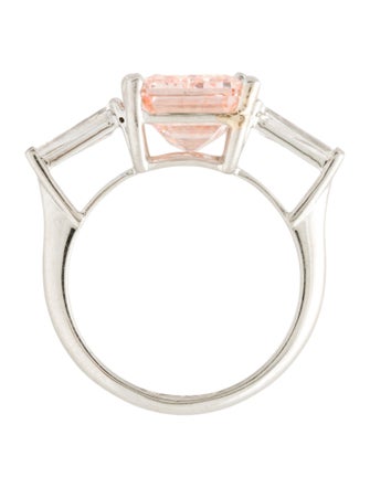 Engagement Ring 8.03ctw Pink Lab-Grown Three-Stone Diamond Engagement Ring