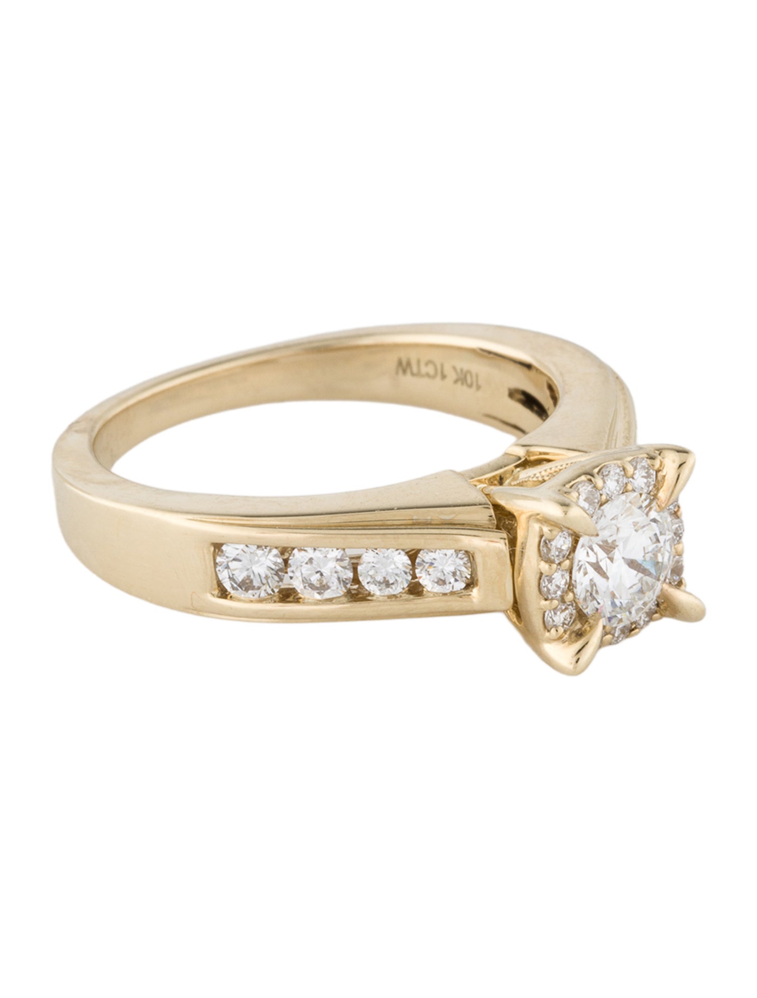 Engagement Ring 1.00ctw Lab-Grown Diamond Engagement Ring