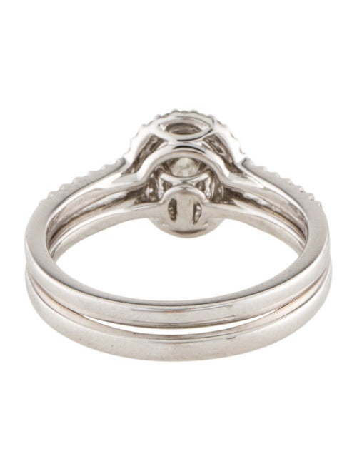 Engagement Ring 14K Diamond Wedding Ring Set