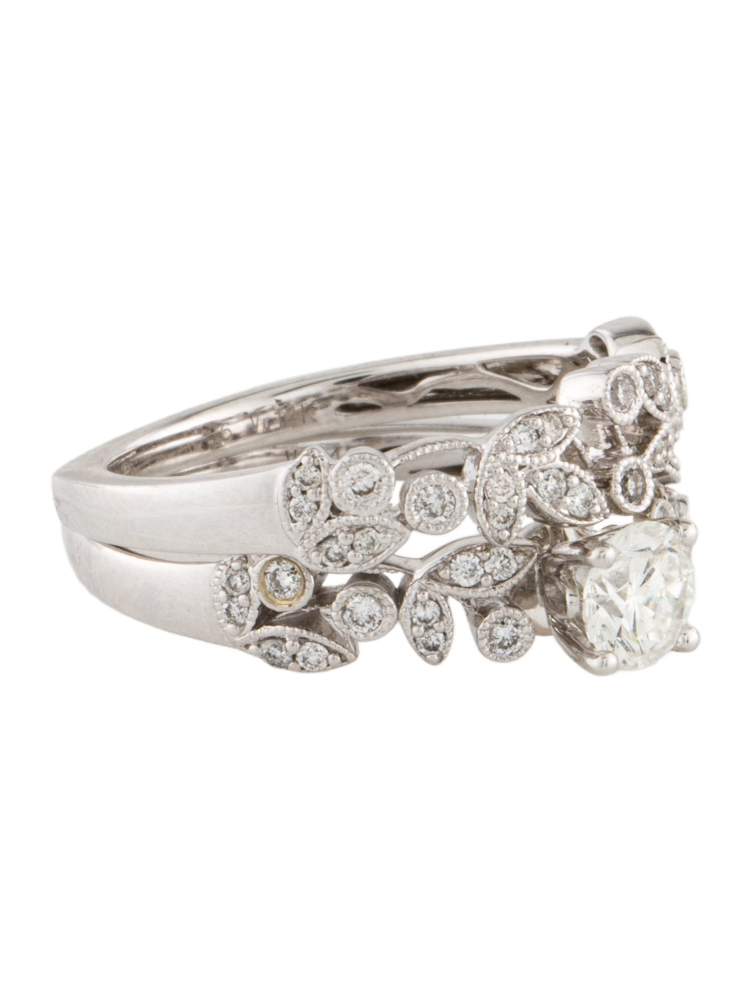 Engagement Ring Diamond Wedding Set