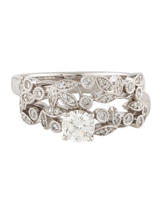 Engagement Ring Diamond Wedding Set