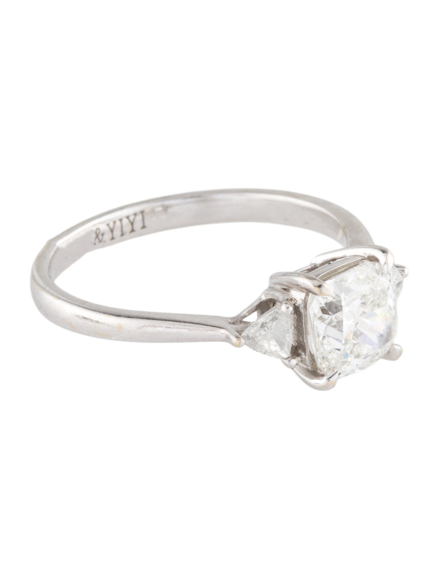 Engagement Ring 1.16ctw Three-Stone Diamond