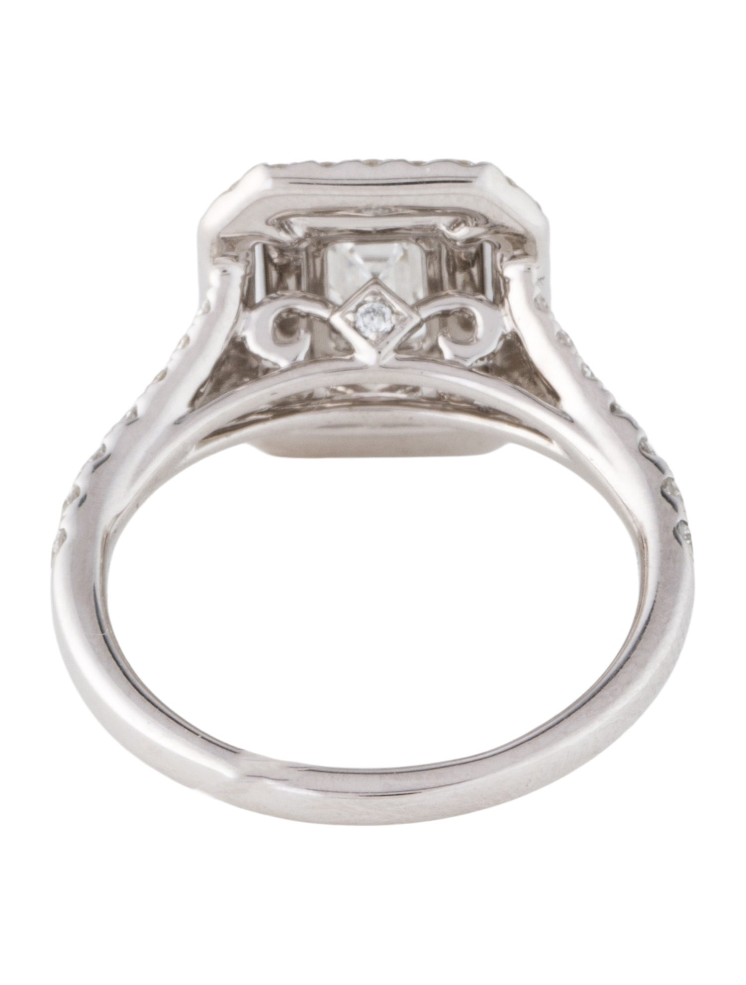 Engagement Ring Lab-Grown Diamond Double Halo Engagement Ring