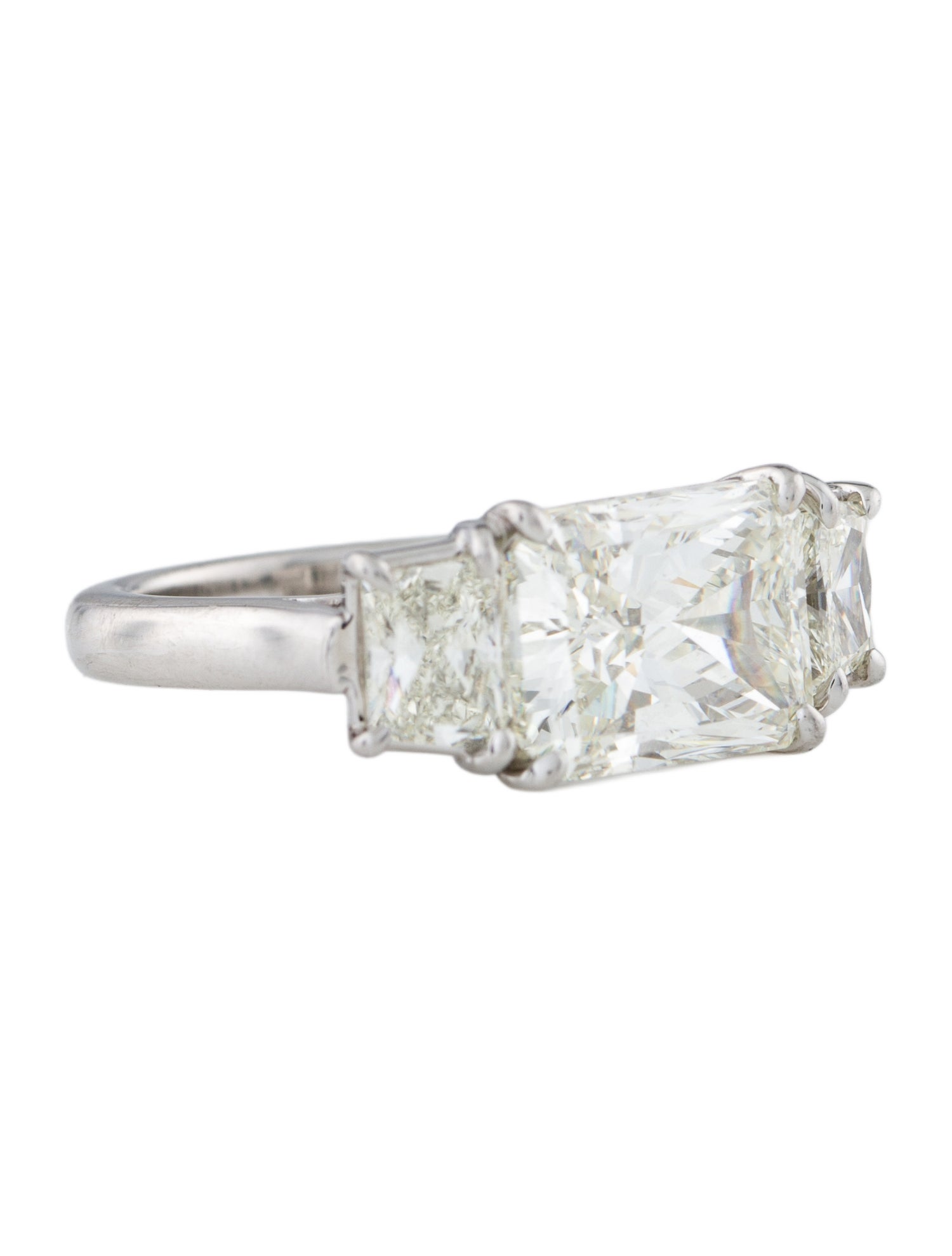 Engagement Ring Platinum 3.01ct Diamond