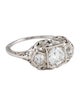 Engagement Ring Antique Diamond Three Stone Engagement Ring
