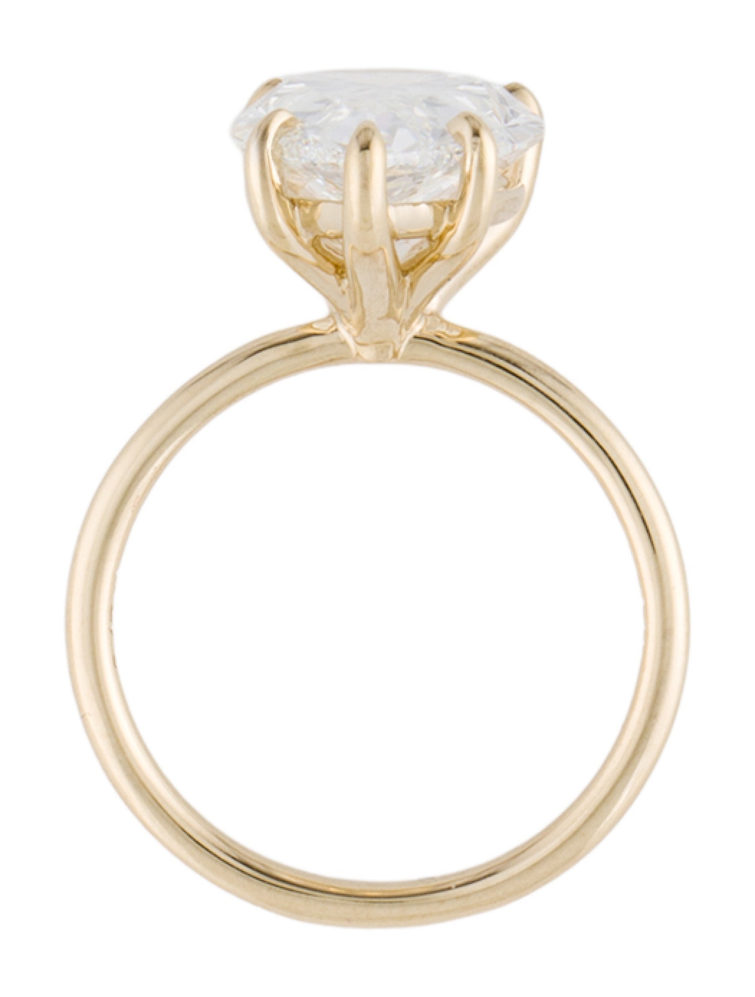 Engagement Ring 6.17ctw Lab-Grown Diamond Solitaire Engagement Ring