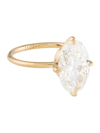 Engagement Ring 18K 2.02ct Lab-Grown Diamond Engagement Ring