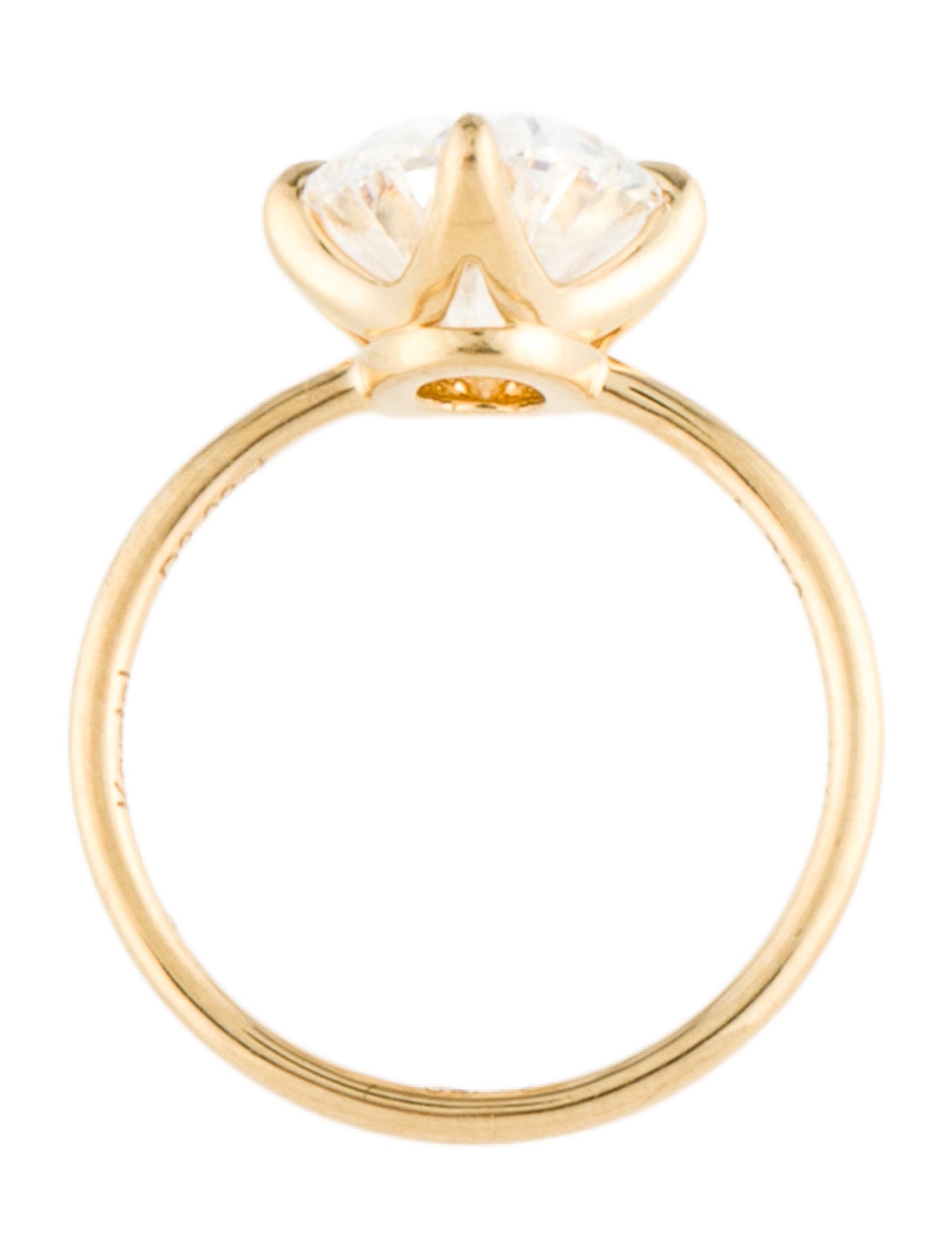 Engagement Ring 18K 2.02ct Lab-Grown Diamond Engagement Ring