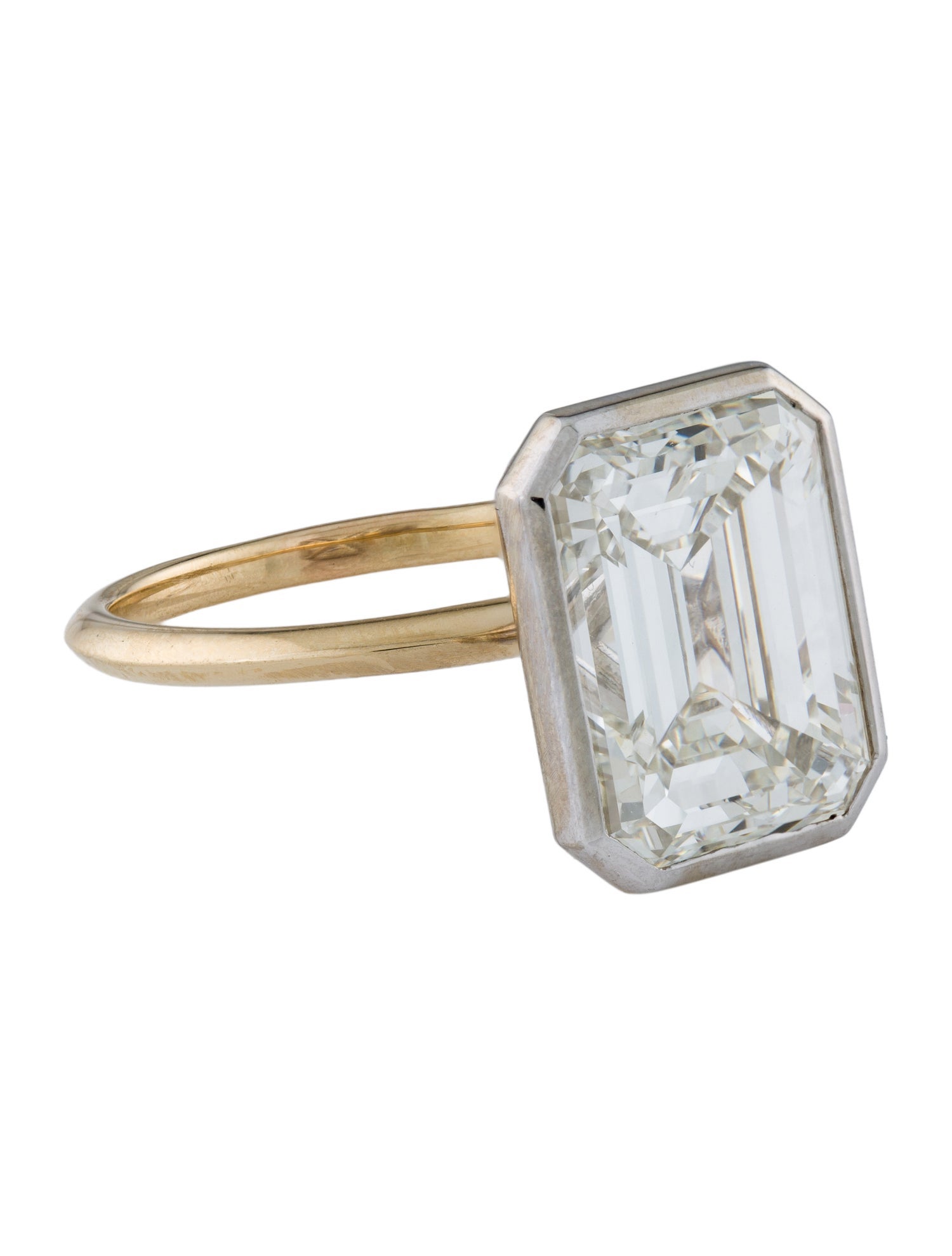 Engagement Ring 14K 7.01ct Lab-Grown Diamond