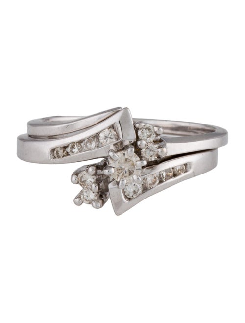 Engagement Ring 14K Bridal Engagement Ring Set