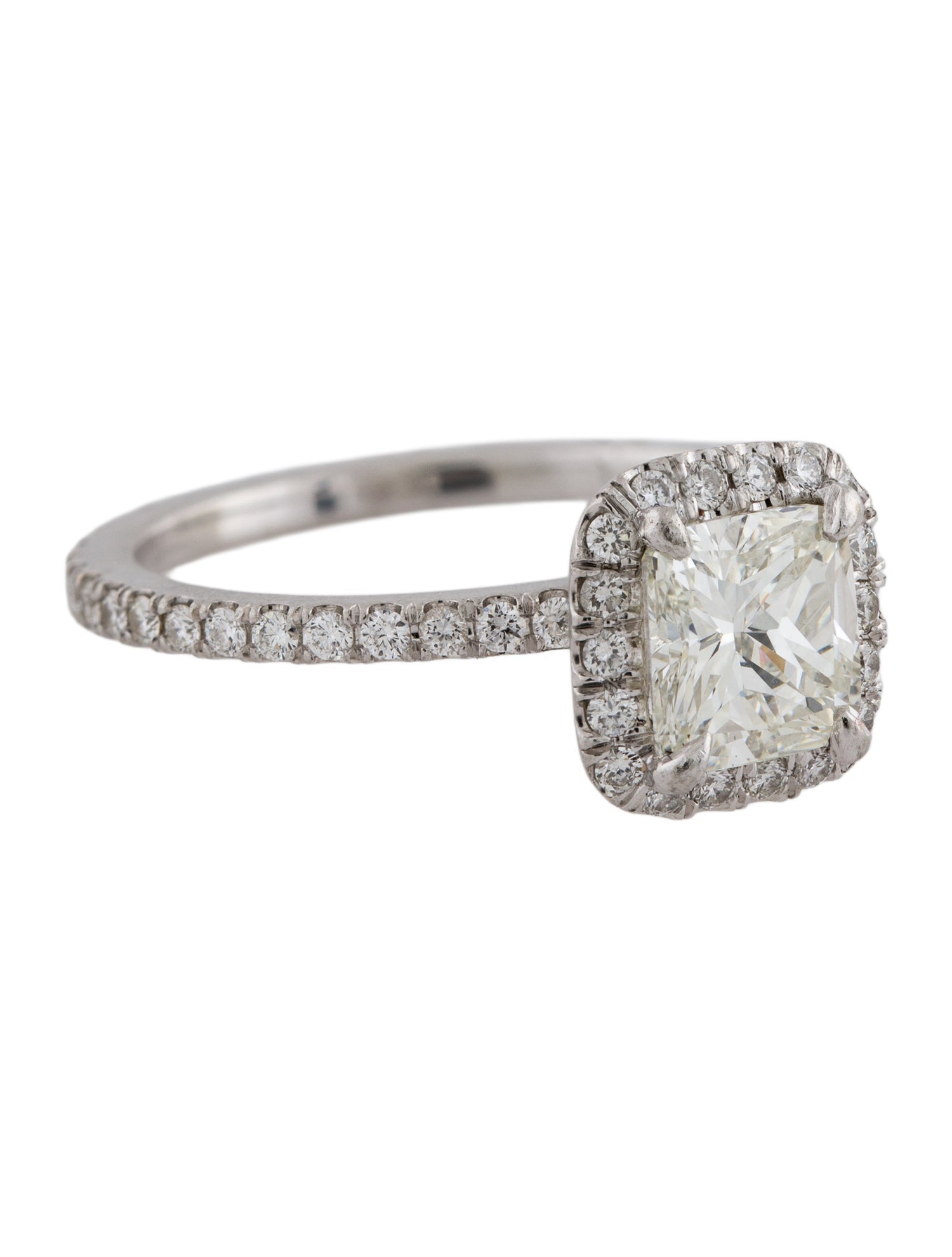Engagement Ring Platinum 1.90ctw Diamond