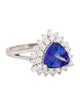Engagement Ring 1.94ct Tanzanite & Diamond Engagement Ring