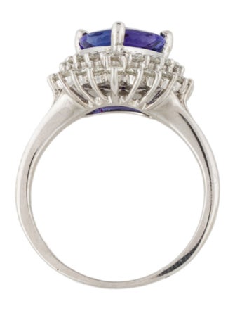 Engagement Ring 1.94ct Tanzanite & Diamond Engagement Ring