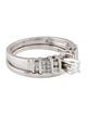 Engagement Ring 14K DIamond Bridal Ring Set