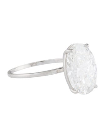 Engagement Ring Platinum 4.11ct Lab-Grown Diamond Engagement Ring