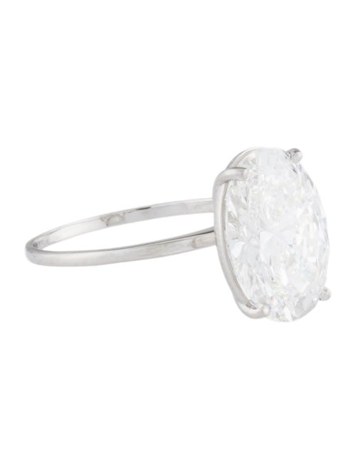 Engagement Ring Platinum 4.11ct Lab-Grown Diamond Engagement Ring