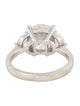 Engagement Ring 3.78ctw Lab-Grown Diamond & Earth-Mined Diamond Three-Stone Ring