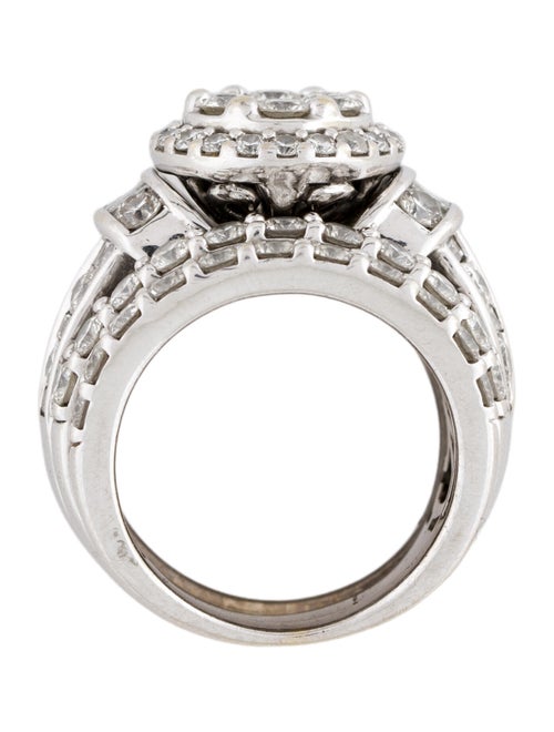 Engagement Ring 6.39ctw Diamond Cluster Engagement Ring