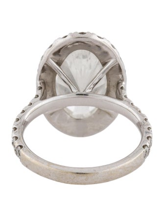 Engagement Ring 4.71ct Lab-Grown Diamond Halo Engagement Ring