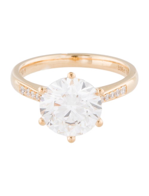 Engagement Ring Carat Atelier 18K 3.06ct Lab-Grown Diamond Engagement Ring